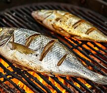 Дорадо на мангале