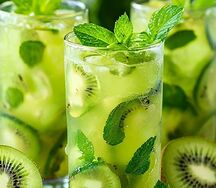 Домашний лимонад Киви-мята
