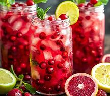 Домашний лимонад Гранат-смородина