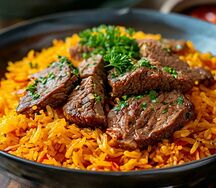 Плов с телятиной 