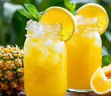 Домашний лимонад Ананас-манго