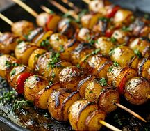 Картофель на мангале