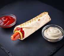 Хот-дог в лаваше Сытный