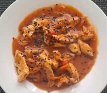 Курица в кисло-сладком соусе
