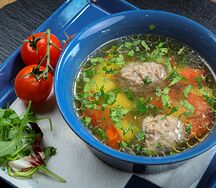 Суп с фрикадельками