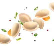 Вареники с картофелем и грибами