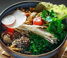 Китайская лапша со свининой