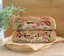 Шаурма в булке с курицей