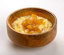 Каша пшенная янтарная с яблоком