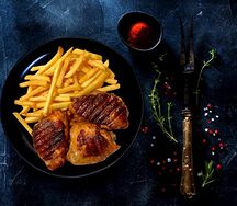 Комбо Бедрышки с фри