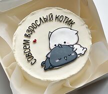 Бенто-торт Совсем взрослый котик