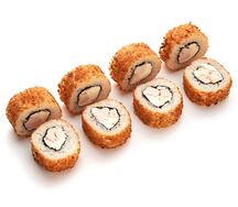 Жареный с курицей