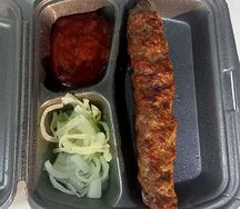 Люля-кебаб из курицы и говядины