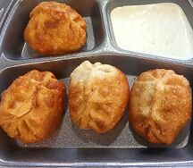 Манты жареные