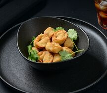 Жареные пельмешки из мраморной говядины 