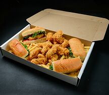 Friends box чикенлонгбургер и крылья