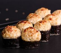 Запечённый ролл с курочкой