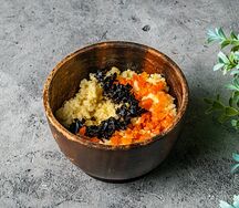 Солнечная каша с курагой и черносливом на кокосовом молоке, 220 г