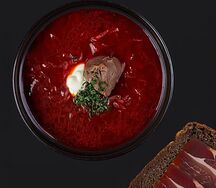 Борщ из свежей капусты