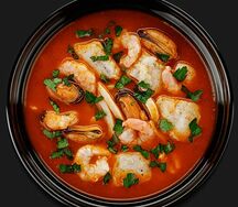 Итальянская похлёбка с морепродуктами
