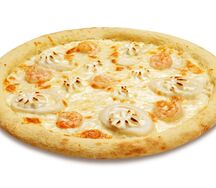 С креветками и кальмаром