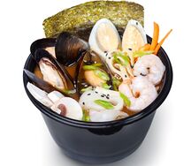 Рамен с морепродуктами