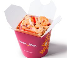 Wok с креветками