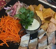 Сельдь с картофелем по-пушкински