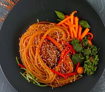 Фунчоза с овощами