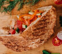 Kebabos Bollo с двойным мясом 