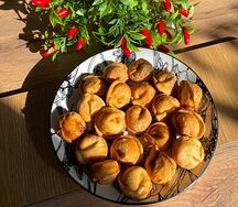 Пельмени жареные 