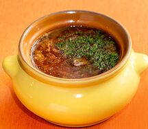 Борщ домашний с курицей