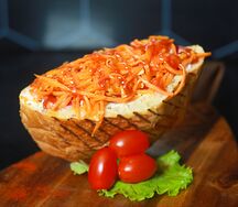 Шаверма с мангала сырная