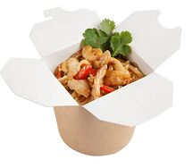 Удон с копченой куриной грудкой