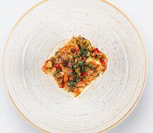 Омлет с овощами и сыром
