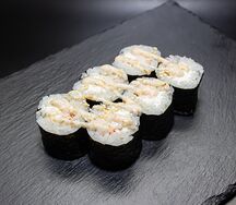 Малый ролл с креветкой 