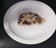 Запеченное с грибами филе