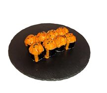 Запеченный ролл с креветкой
