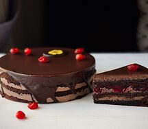Пирожное Пражская вишня