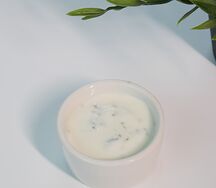 Мацони с чесноком