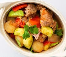 Жаркое из свинины по домашнему рецепту