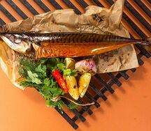 Скумбрия на углях 