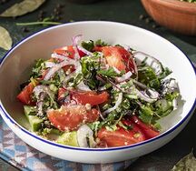 Летний салат с овощами 