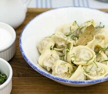 Пельмени свино-говяжьи