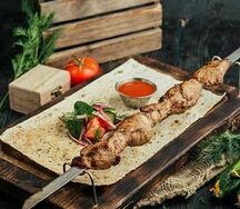 Свиная мякоть и авторский маринад 