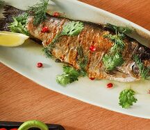 Форель радужная на углях 