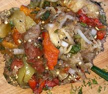 Овощи на мангале по-армянски