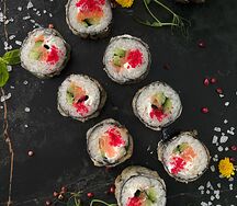 Темпура с лососем