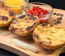 Картофель на мангале 