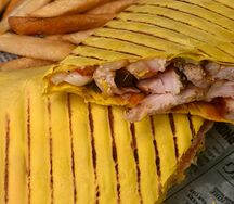 Шашлык из телятины BBQ в пите